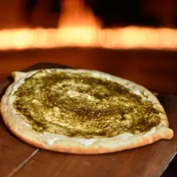 Zaatar and Cheese Manoushe